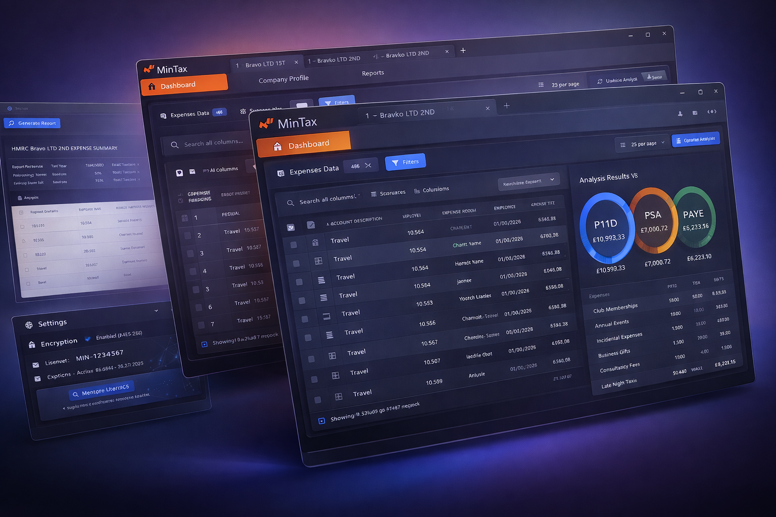 MinTax - Enterprise Tax & Expense Analysis Platform
